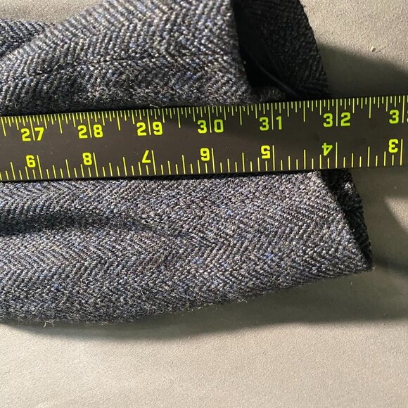 Towncraft Mens Blazer Jacket 40R Wool Blend Gray Herringbone Double Button - Picture 9 of 16